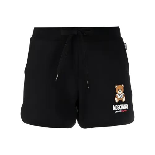 MOSCHINO Черные Женские Повседневные Шорты