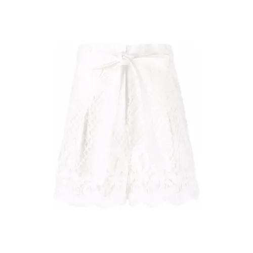 Self Портрет Белый Женские Повседневные шорты