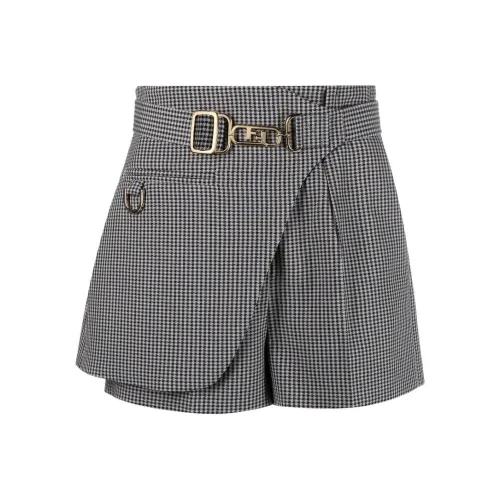 FENDI Серые Женские Повседневные Шорты