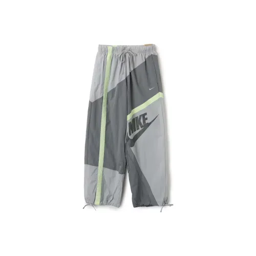 NIKE Swoosh Дымчато-серый Женские Повседневные Брюки