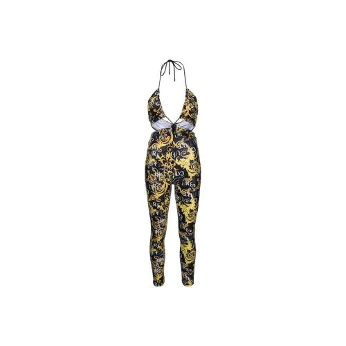 VERSACE JEANS COUTURE Черные Женские Комбинезоны