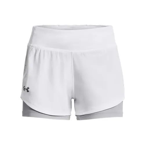 Under Armour SpeedPocket Белые Женские Повседневные Шорты
