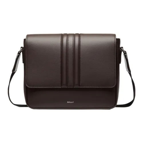 BALLY Mythos Переработанная коровья кожа Сумка через плечо Мужская Коричневая