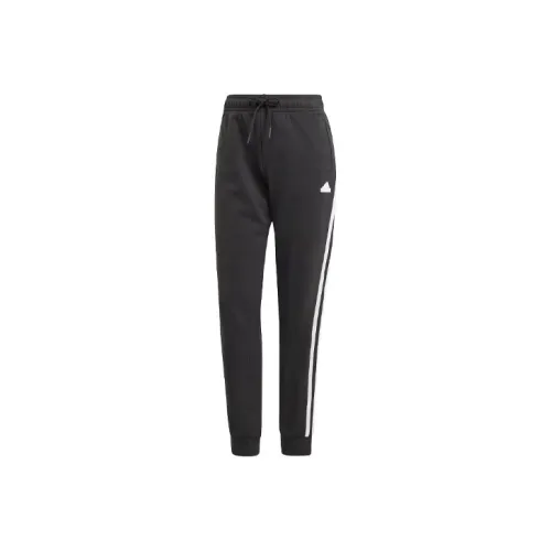 Adidas Future Icons 3 Stripes Standard Knit Training Pants Women's Black Adidas Future Icons 3 Stripes Стандартные вязаные тренировочные штаны для женщин черные