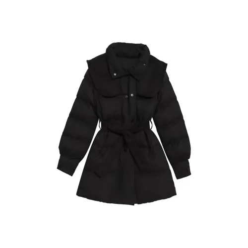 IDLE SOUL Хлопковый пуховик женский черный