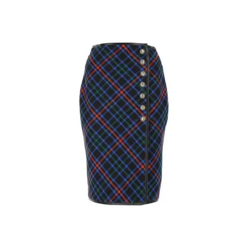 SAINT LAURENT Платье-миди средней длины женское многоцветное