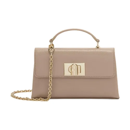 Furla 1927 Collection Кожа Сумка через плечо Сумка Мини Женские Mortar Серый