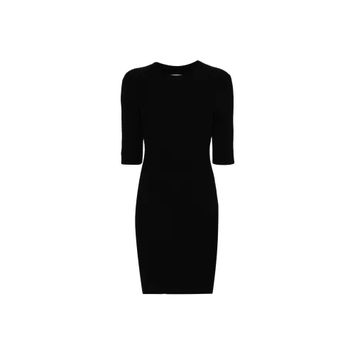 Diane von Furstenberg Короткое платье с короткими рукавами женское черное