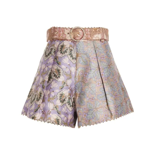Zimmermann Фиолетовые Женские Повседневные Шорты