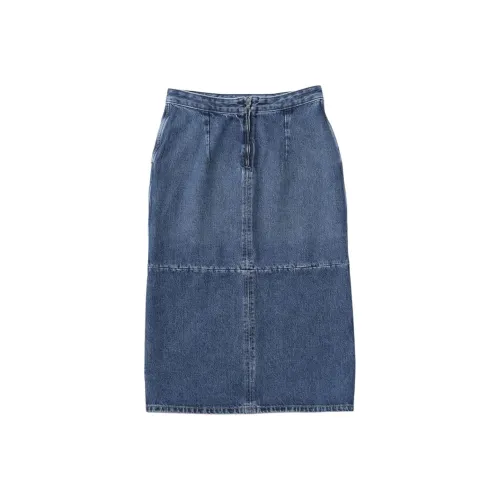 Tommy Hilfiger AF DNM Midi Юбка HW Beth CTD Деним Длинный Юбка Женские Индиго