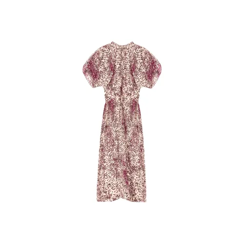 ISABEL MARANT Фиолетовый Женские Короткие Платья с Рукавами