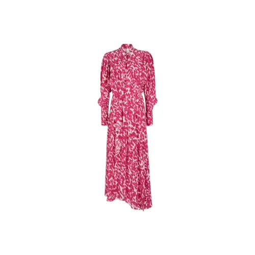ISABEL MARANT Red Женские Длинные Платья с Рукавами