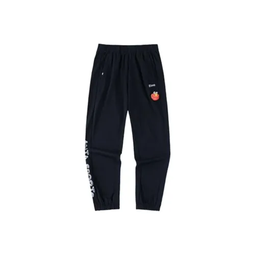 Anta Life Collection Черные Женские Вязаные Тренировочные Брюки