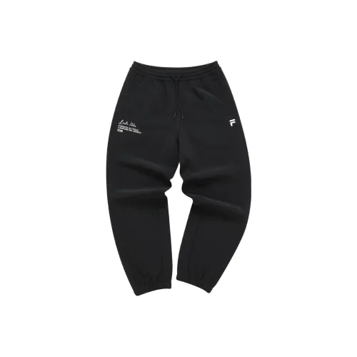 FILA FUSION Вязаные тренировочные брюки женские черные