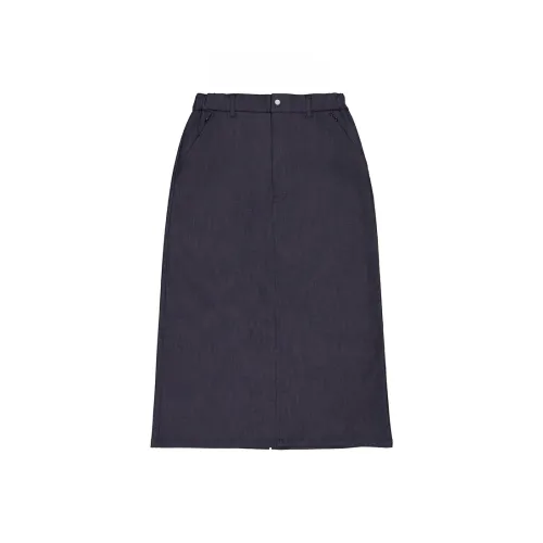 New Balance совместный бренд MET 24 Деним Длинная Юбка Женская Индиго