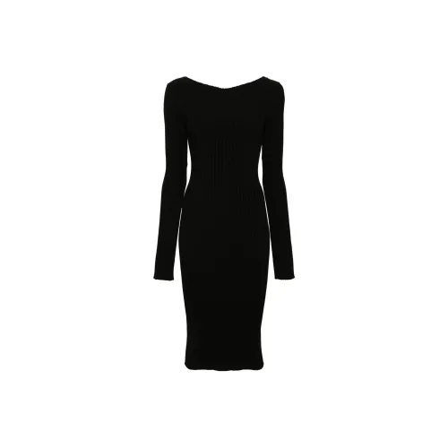 STELLA MCCARTNEY Black Женские Длинные Платья с Рукавами