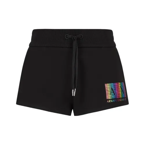 EMPORIO ARMANI Повседневные шорты женские черные