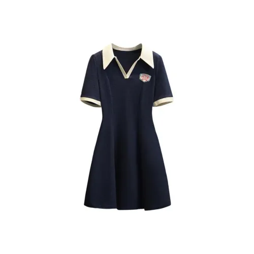 Oddgoods Короткий рукав Платье Женское