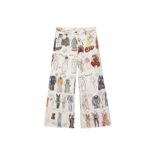 Vivienne Westwood Бежевые Женские Повседневные Брюки