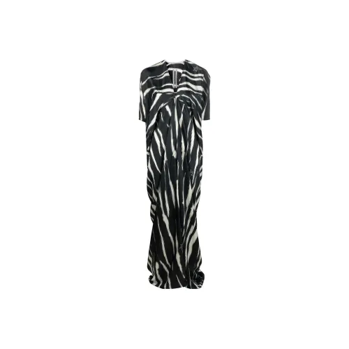 RICK OWENS Black Женские Короткие Платья с Рукавами