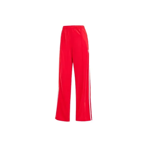 Adidas Originals Adicolor Red Женские Вязаные Спортивные Штаны