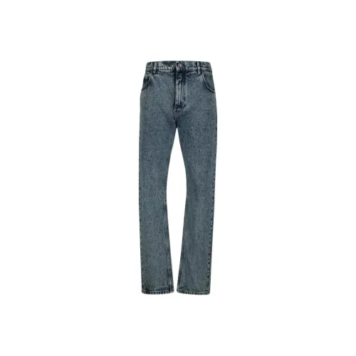 BALMAIN Индиго Мужские Джинсы