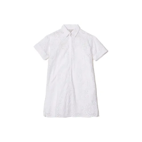 CLUB MONACO Короткий рукав Платье Женское Белое