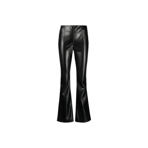 PHILOSOPHY DI LORENZO SERAFINI Черные Женские Кожаные Брюки