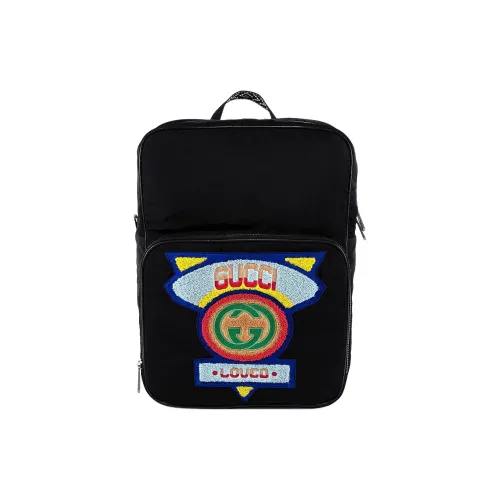 GUCCI Nylon Backpack Regular Men's Black GUCCI Нейлоновый рюкзак стандартный мужской черный