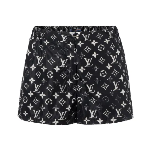 LOUIS VUITTON Повседневные шорты Женские Черные