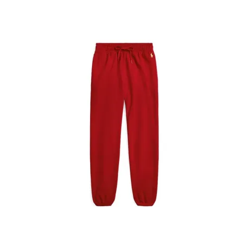 Polo Ralph Lauren SS24 Вязаные Тренировочные Штаны Женские Красные