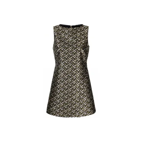 VERSACE Черные Женские Платья без рукавов