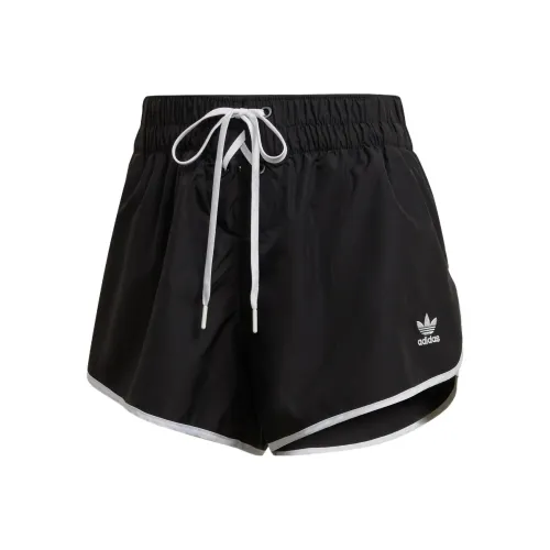 Adidas Originals Trefoil Hot Girl Lace UP Collection Hot Girl Collection Shorts Women's Black