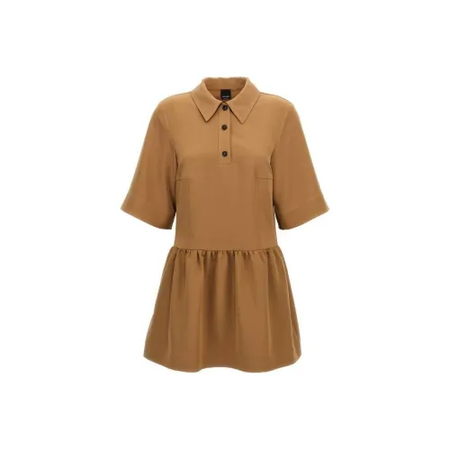 PINKO Короткий рукав Платье Женское Умбра