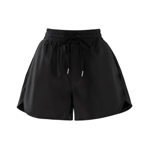 SOON FLOWER Повседневные шорты Женские Черные