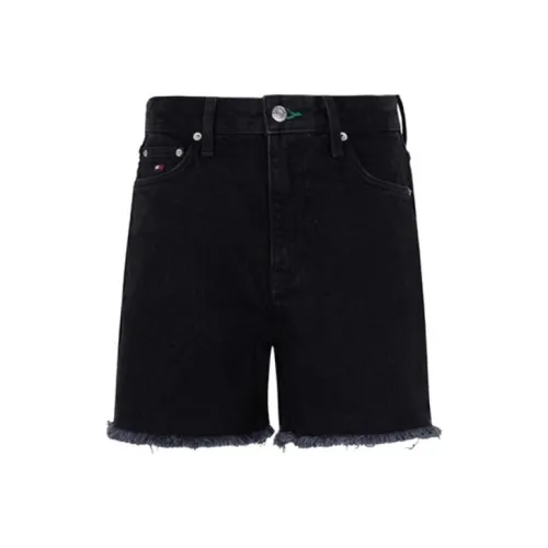 Tommy Hilfiger Черные Женские Повседневные Шорты