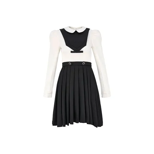 MASION WESTER Прямое платье Белый