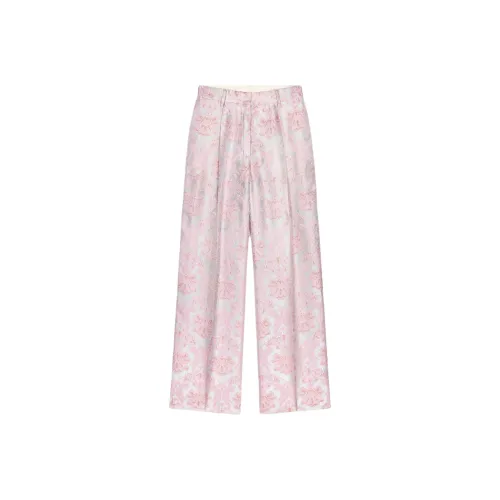 DRIES VAN NOTEN Светло-синие Женские Повседневные Брюки