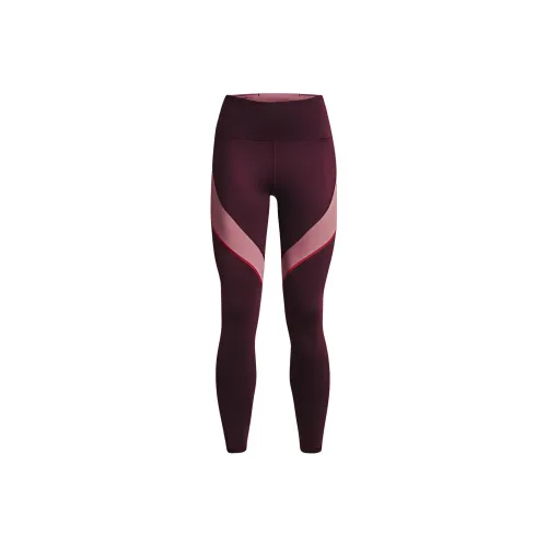 Under Armour Cold Weather Full Length Leggings Женские Темно-красные