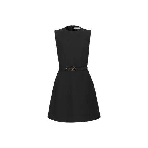 Dior Quarterly New Products Черные Женские Платья без рукавов