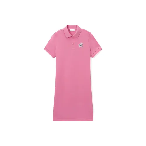 LACOSTE Женские Платья с Коротким Рукавом