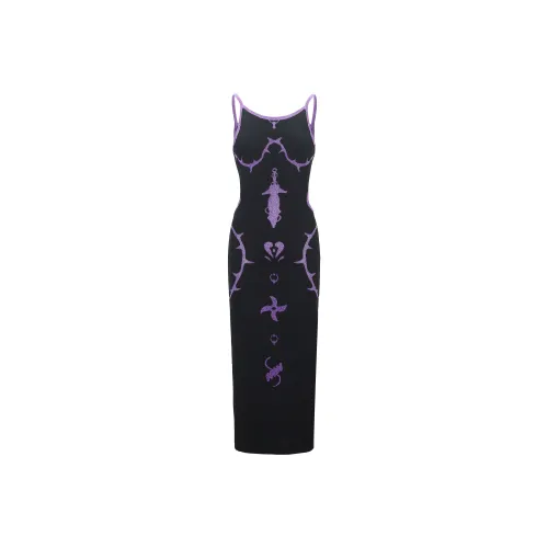 Nodress Темно-фиолетовый Женские Слиплатья