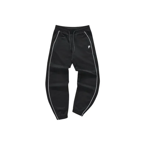 FILA FUSION URBAN TECH Вязаные спортивные брюки женские цвет черный Jet