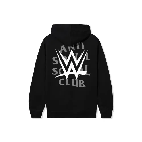 ANTI SOCIAL SOCIAL CLUB WWE Collaboration Черный Унисекс Свитшоты