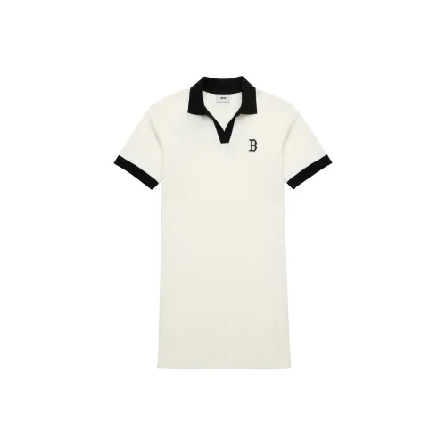 MLB Короткий рукав платье женский белый