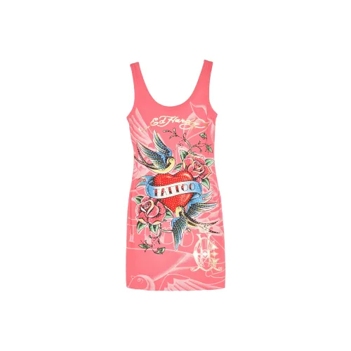 Ed Hardy Камелия Розовый Женские Слиплатья