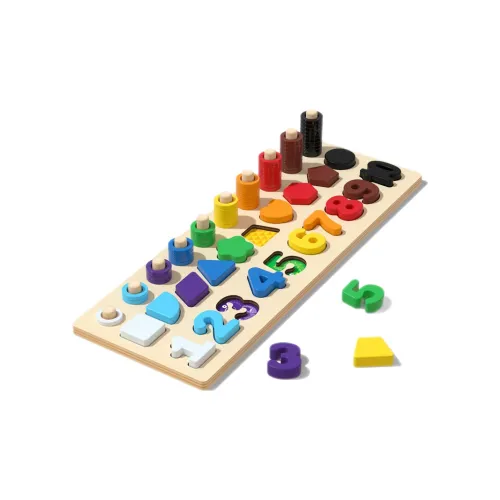 XUEZHISHAN TOYS Числа Форма Конструкторы Совпадающая доска Развивающие игрушки