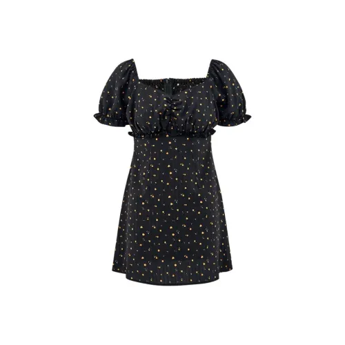 MOUSSY collaboration Короткое платье с короткими рукавами Женское