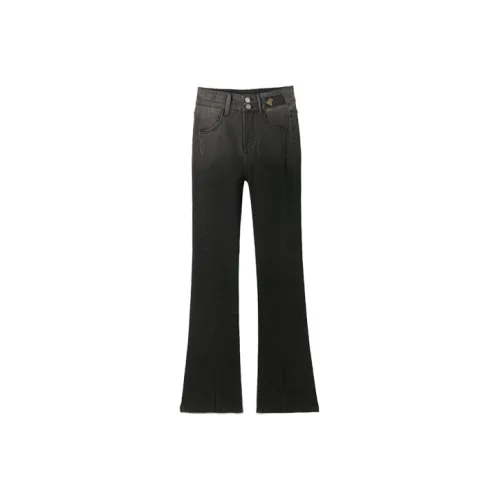 MITUAN Черные Женские Джинсы