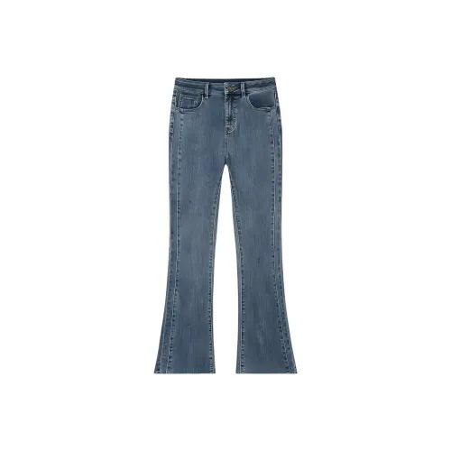 EICHITOO Синие Женские Джинсы